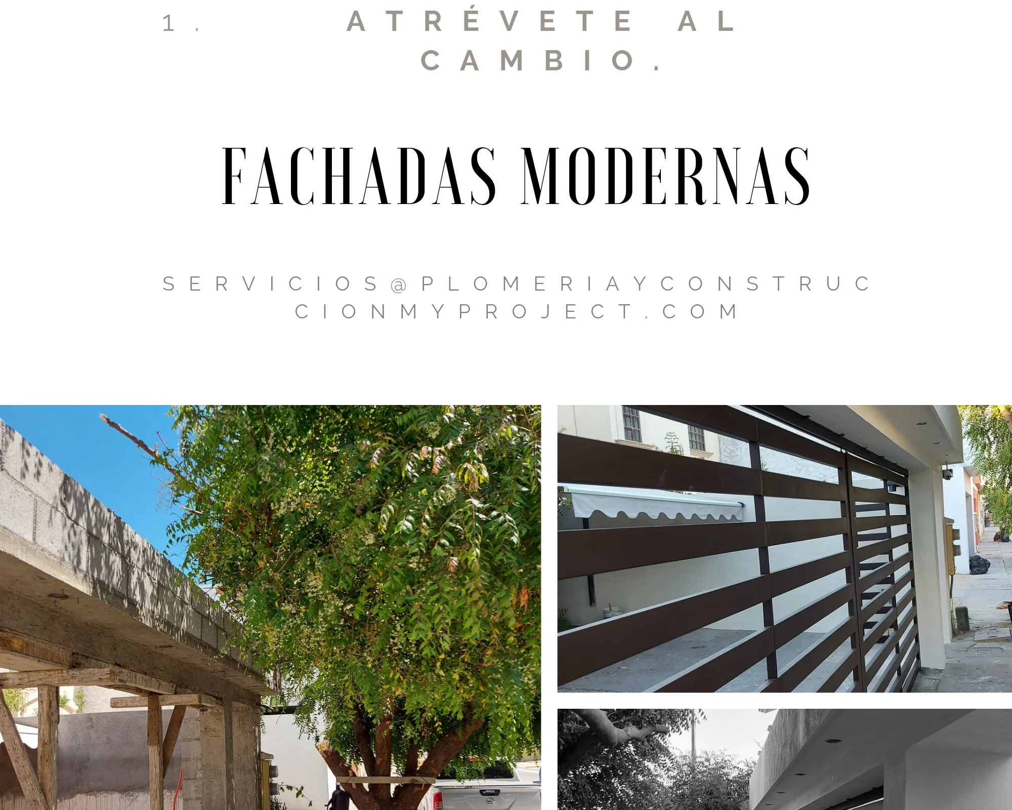 Fachadas modernas en La Paz BCS